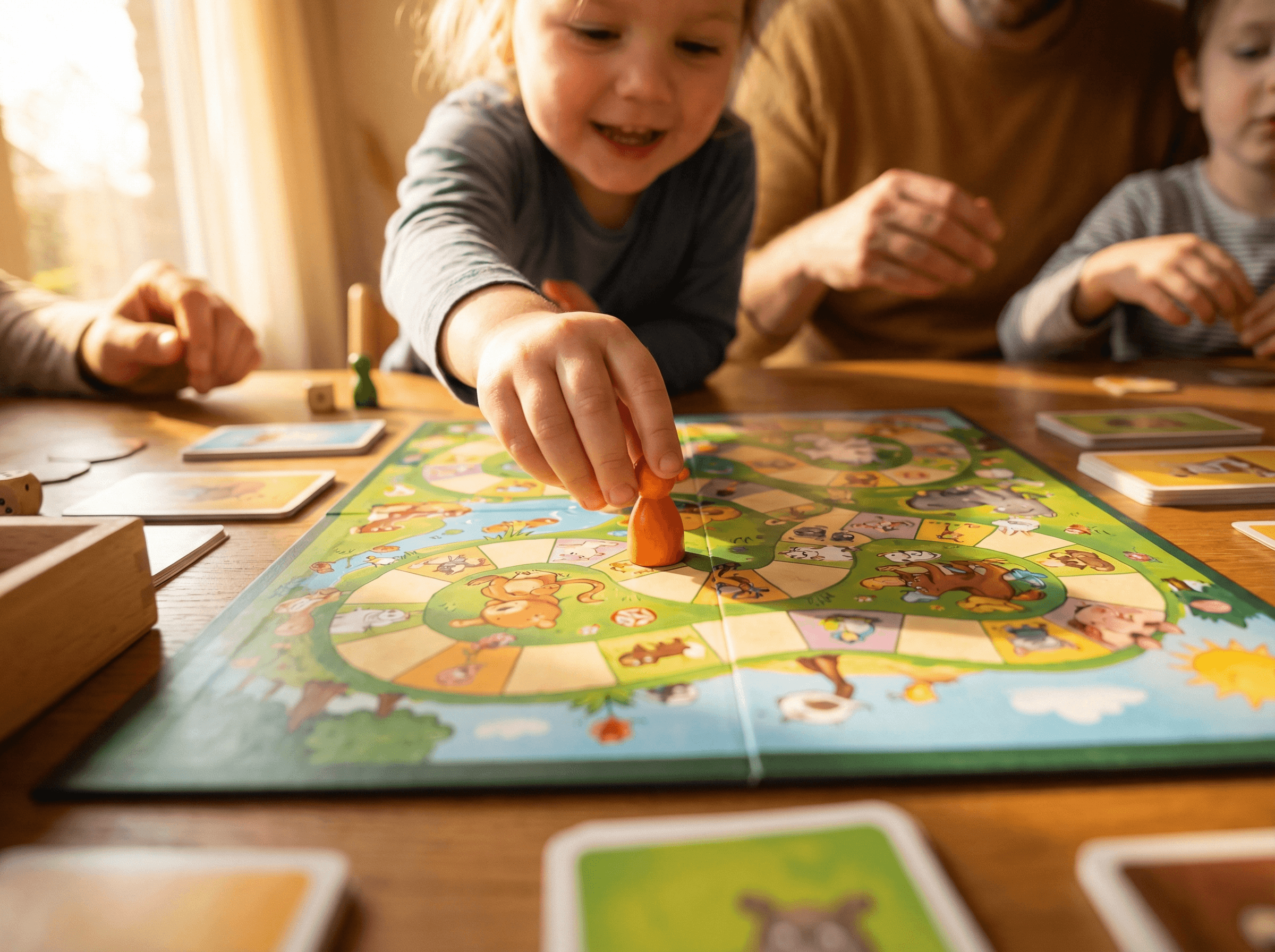 En Familia: Juegos rápidos y fáciles de explicar, perfectos para empezar y para todas las edades.